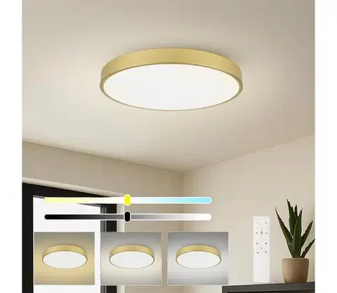 Svietidlá BRILAGI - stmievateľné LED svietidlo POOL SMART LED/100W/230V 80 cm zlaté Wi-Fi Tuya+DO BRI565