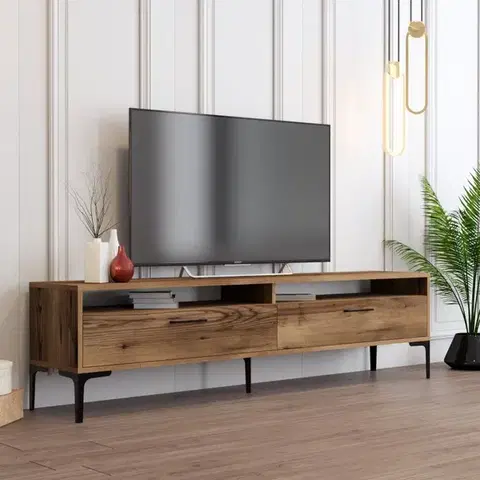 TV stolíky TV stolík Istanbul 2 - Walnut