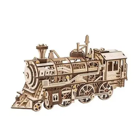 3D puzzle 3D Creative Drevené 3D puzzle Lokomotíva - mechanická