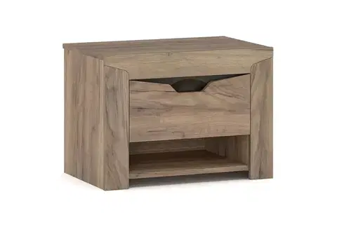 Nočné stolíky CELEST set nočných stolíkov, wenge/dub tabaco
