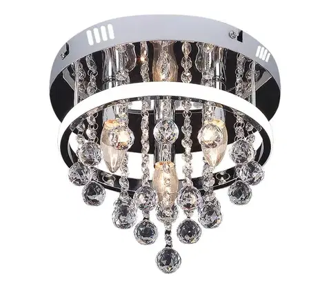 Svietidlá Rabalux 2236 - Krištáľový prisadený luster PALLAS LED/20W/230V + 3xE14/40W 2236