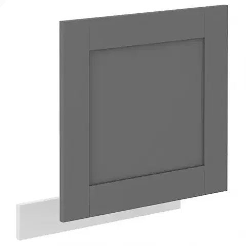 Dvierka a čelá zásuviek pre kuchynske skrinky Dvierka na umývačku Luna dustgrey/biela 570x596