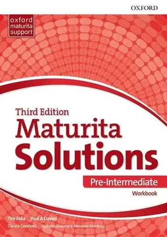 Jazykové maturity Maturita Solutions 3rd Edition Pre-Intermediate - Workbook (SK Edition) - Paul A. Davies,Tim Falla