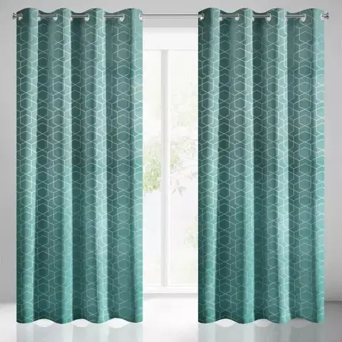 Závesy do spálne Záves MANDI 135x250 na priechodkách 367189 EUROFIRANY