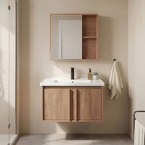 Kúpeľňový nábytok REA - Súprava kúpeľňového nábytku s umývadlom Gama T25023 HHL 60CM REA-M0204