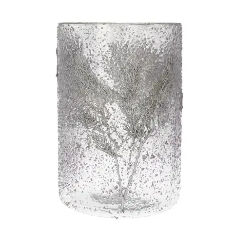 Svietniky Svietnik Twig II ⌀20cm silver
