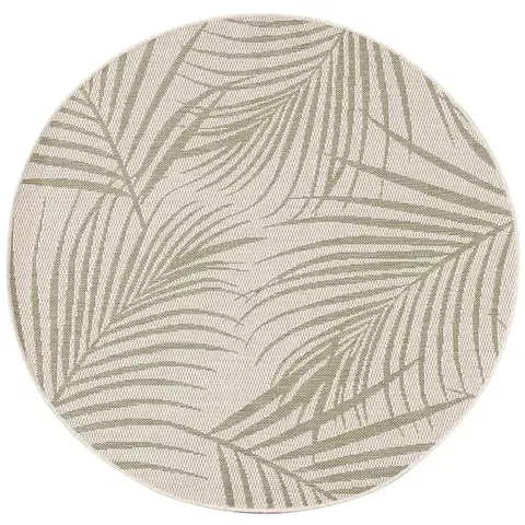 Koberce Koberec Lineo beige/jungle green 120cm