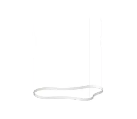 Svietidlá Ideal Lux - LED Luster na lanku WAVES LED/54W/230V CRI 90 biela 345291
