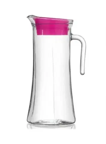 Dekoratívne vázy Kinekus Džbán sklo 1,4l TRUVA, plastové veko, 26cm