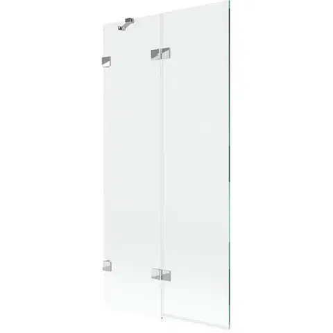 Sprchové dvere MEXEN/S - Lunar vaňová zástena 2-krídlová ľavá 90 x 150, transparent, chróm 897-090-100-01-00-L