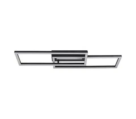 Svietidlá Searchlight 55624BK - LED stmievateľné stropné svietidlo OVALOID LED/40W/230V 3000K 30x75 cm 55624BK