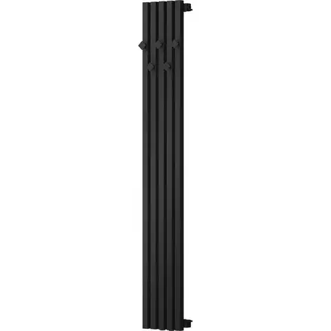 Radiátory do kúpeľne MEXEN - Flux vykurovací rebrík/radiátor dekoratívny 1500 x 240 mm, 450 W, čierna W127-1500-240-00-70