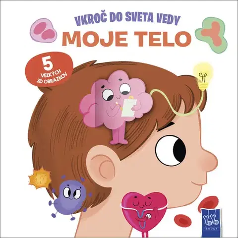 3D, magnetické, priestorové knihy Vkroč do sveta vedy - Moje telo