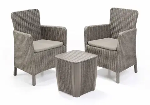 Záhradný nábytok KETER Balkónový set TRONTO | cappuccino