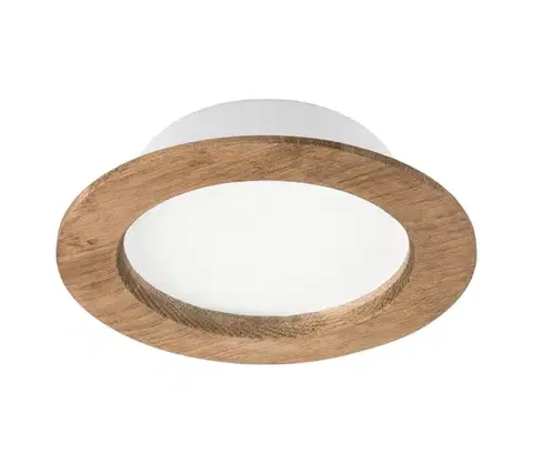 Svietidlá  LED Podhľadové svietidlo WOODY SPOT LED/12,5W/230V 3000K orech ? 16 cm LD-PO-2/Orzech