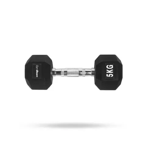 Činky GymBeam Hexagonal Dumbbell  white