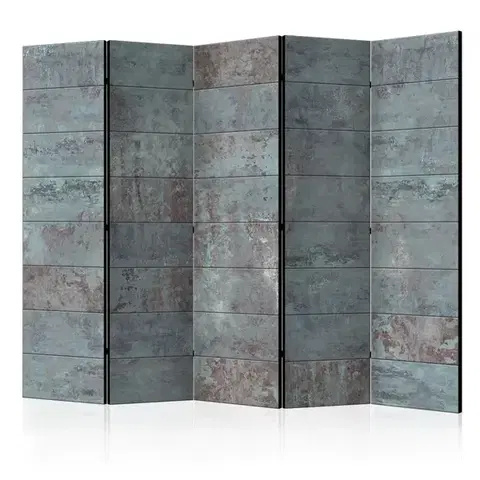 Paravány Paraván Turquoise Concrete Dekorhome