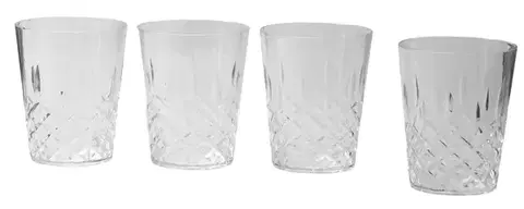 Poháre MAKRO - Pohár umelá hmota 4ks, 10x6cm