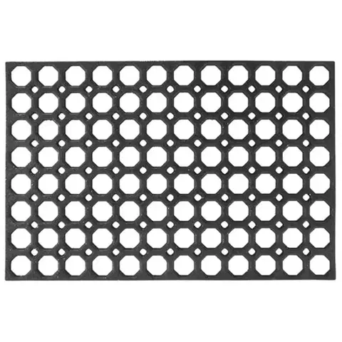Koberce Rohož Honey Comb EU5000302 45x75 cm čierna