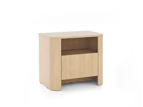 Nábytok ArtPS Nočný stolík ABRIN S52 | dub vincenza