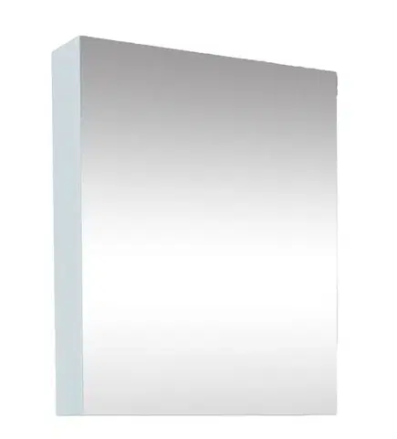 Kúpeľňový nábytok Zrkadlová skrinka SAT B-Way 60x75 cm lamino BWAY60CABW BWAY60CABW