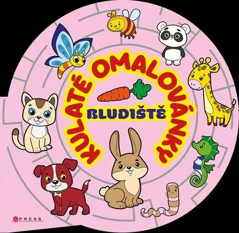Pre deti a mládež - ostatné Kulaté omalovánky Bludiště - Michaela Bystrá Radvanová,Michaela Bystrá Radvanová