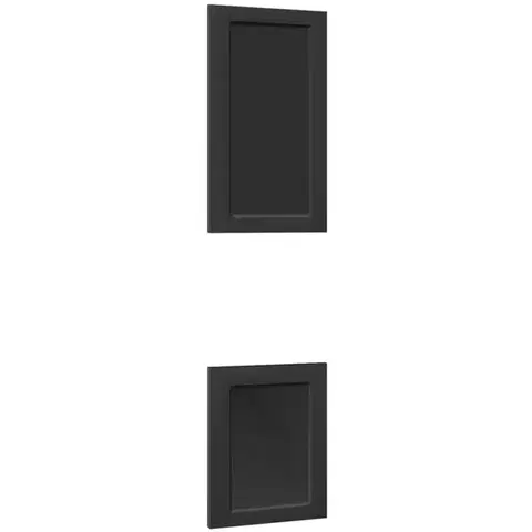 Kuchynské skrinky Čelo skrinky Luxeo F15-D60PWN rám black