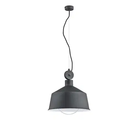 Svietidlá  Luster na lanku CORA 1xE27/15W/230V šedá 60201