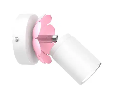 Svietidlá  Nástenné bodové svietidlo FLOWER 1xGU10/8W/230V biela 3875