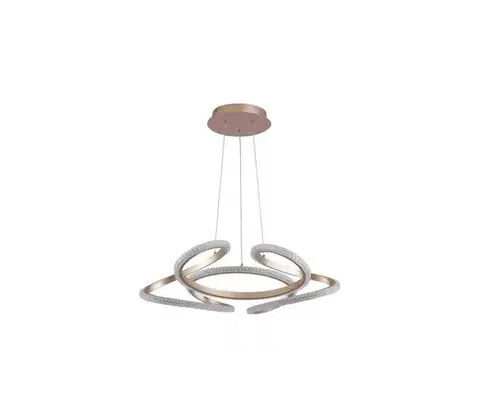 Svietidlá Searchlight 66110CP - LED stmievateľný luster na lanku DOODLE LED/40W/230V mosadz 66110CP
