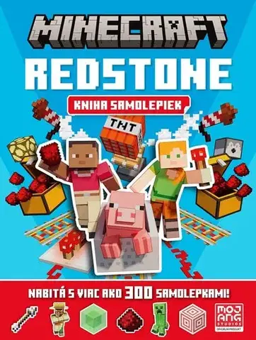 Pre deti a mládež - ostatné Minecraft - Redstone - Kniha samolepiek - Kolektív autorov
