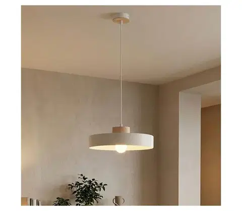 Svietidlá EMIBIG Závesný luster na lanku KIVI 1xE27/15W/230V biely 1669/1L