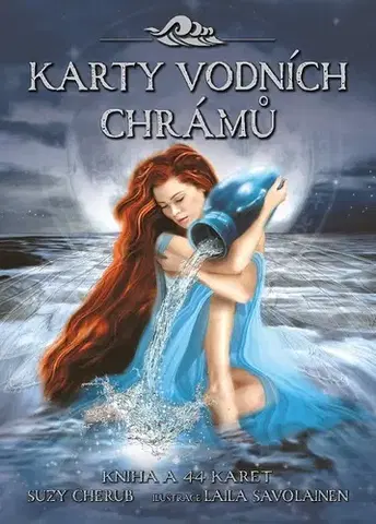 Veštenie, tarot, vykladacie karty Karty vodních chrámů - kniha a 44 karet - Suzy Cherub,Laila Savolainen,Eva Samih