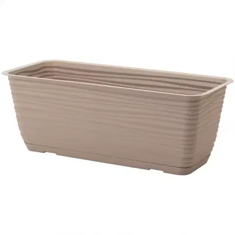 Záhrada Kvetináč Sahara s podstavcom 40 cm taupe