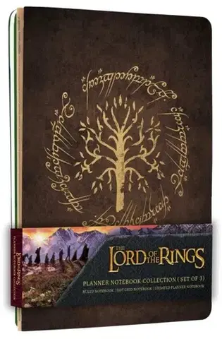 Hudba - noty, spevníky, príručky Lord of the Rings Planner Notebook Collection (Set of 3) - Editions Insight