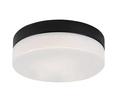 Svietidlá Rabalux 75026-LED Kúpeľňové stropné svietidlo GAELO LED/18W/230V pr. 28 cm čierna 75026