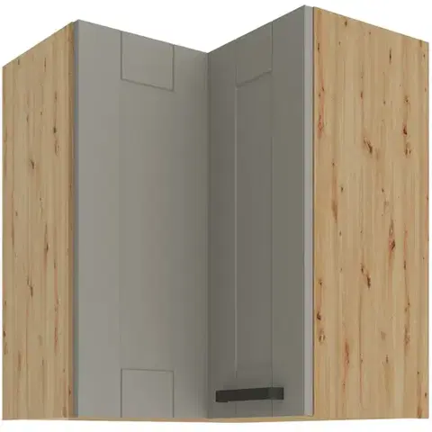 Kuchynské skrinky visiace Skrinka do kuchyne LUNA CLAYGREY/ARTISAN 60X60 GN-72 2F (90°)