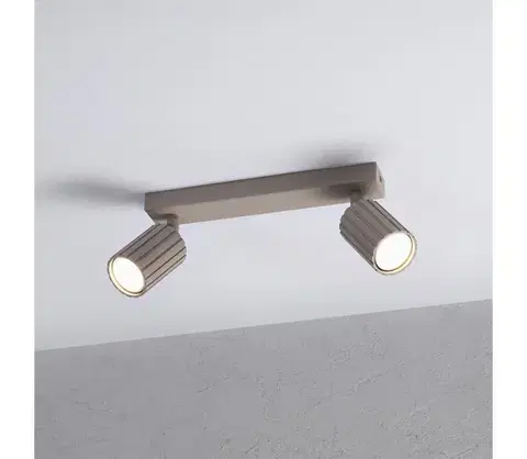 Svietidlá BRILAGI - Bodové svietidlo CRISPINA 2xGU10/10W/230V béžové 8590828132530