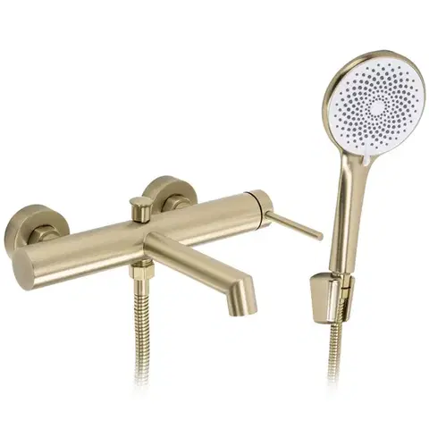 Kúpeľňové batérie REA - Vaňová batéria Foss Gold Brush REA-B6890
