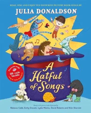 Leporelá, krabičky, puzzle knihy A Hatful of Songs - Julia Donaldson