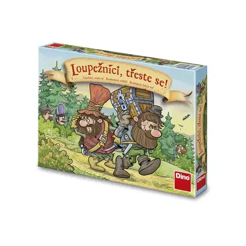 Spoločenské hry Dino Toys Hra Lúpežníci traste sa Dino