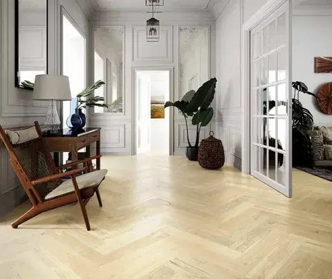 Pure classico BARLINEK Pure classico Herringbone 130 Dub bianco 1WC000021