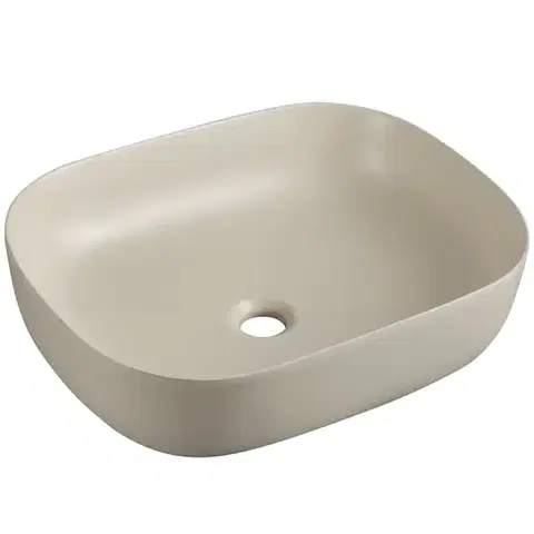 Umývadlá Umývadlo na dosku Larss ivory matt 49