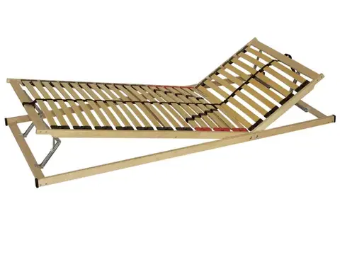 Rošty KONDELA Double Expert T5 polohovateľný lamelový rošt 90x200 cm prírodná