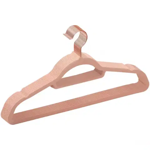 Bytové dekorácie Vešiaky 10 ks Velvet CRF21PK50