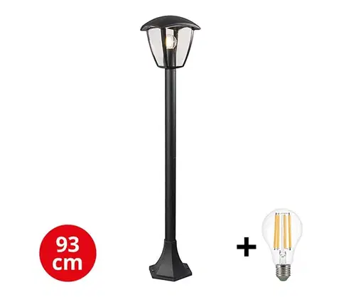 Záhradné lampy BRILAGI -  LED Vonkajšia lampa LUNA 1xE27/60W/230V IP44 GD-LUNAP1-00