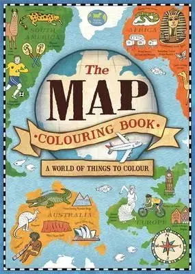 Maľovanky pre dospelých The Map Colouring Book - Natalie Hughes