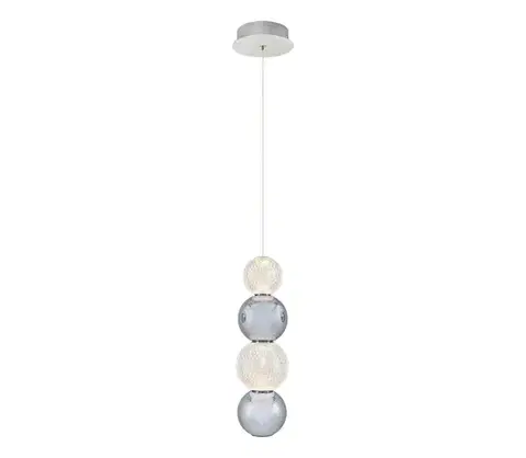 Svietidlá  Závesný LED luster CREMONA na lanku LED/7W/230V 3000K matný chróm 414LRC1408