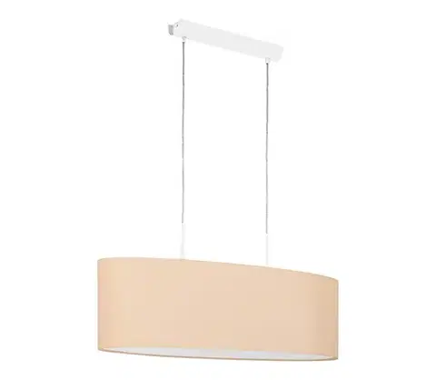 Svietidlá EGLO 97563 - Luster na lanku PASTERI-P 2xE27/60W/230V 97563