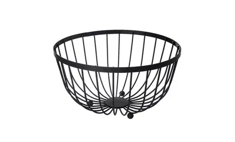 Košíky na potraviny MAKRO - Košík na ovocie 25x13cm Black
